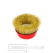 Mosadzná drôtená predná kefa 75 mm/3