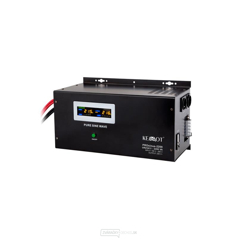 Zdroj záložný KEMOT PROsinus-2200 1600W 12V nástenný