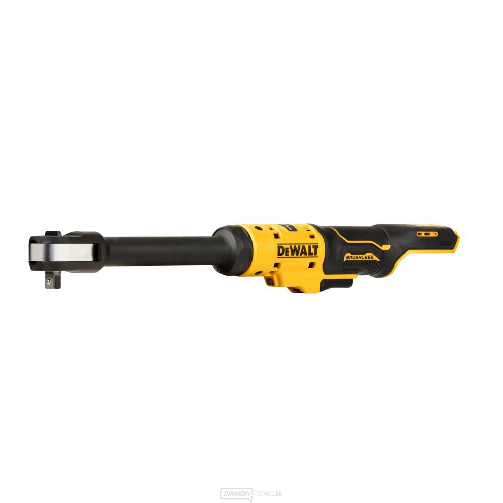 Aku bezuhlíková račňa s otvorenou hlavou DeWALT DCF503EN 12 V 3/8" (bez akumulátora a nabíjačky)