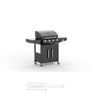 Riwall PRO RGG 41 plynový gril 15 kW so štyrmi horákmi a bočným varičom gallery main image