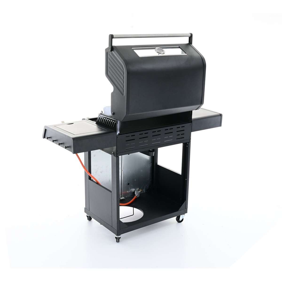 Riwall PRO RGG 41 EXL luxusný plynový gril 17 kW so štyrmi horákmi a bočným varičom Náhľad