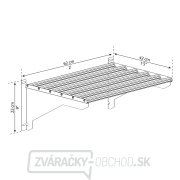 Palram - Canopia Kovová polica  náhled