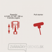 Scheppach BMS 196-88 lištová kosačka na vysokú trávu s pojazdom Scheppach BMS 196-88 lištová kosačka na vysokú trávu s pojazdom náhled