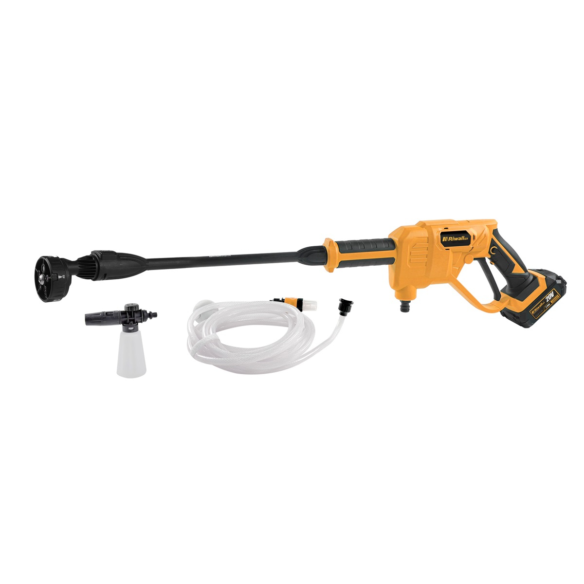 Riwall PRO RAPW 2420 SET aku tlaková umývačka + 1x 4Ah batéria + nabíjačka 20 V