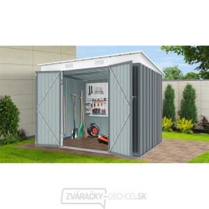 Riwall PRO RMSP 6x8 Anthracite záhradný domček kovový 2,4 x 1,8 ms pultovou strechou antracit Riwall PRO RMSP 6x8 Anthracite záhradný domček kovový 2,4 x 1,8 ms pultovou strechou antracit gallery main image