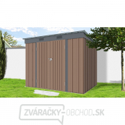 Riwall PRO RMSP 6x8 Brown záhradný domček kovový 2,4 x 1,8 ms pultovou strechou hnedý Riwall PRO RMSP 6x8 Brown záhradný domček kovový 2,4 x 1,8 ms pultovou strechou hnedý náhled