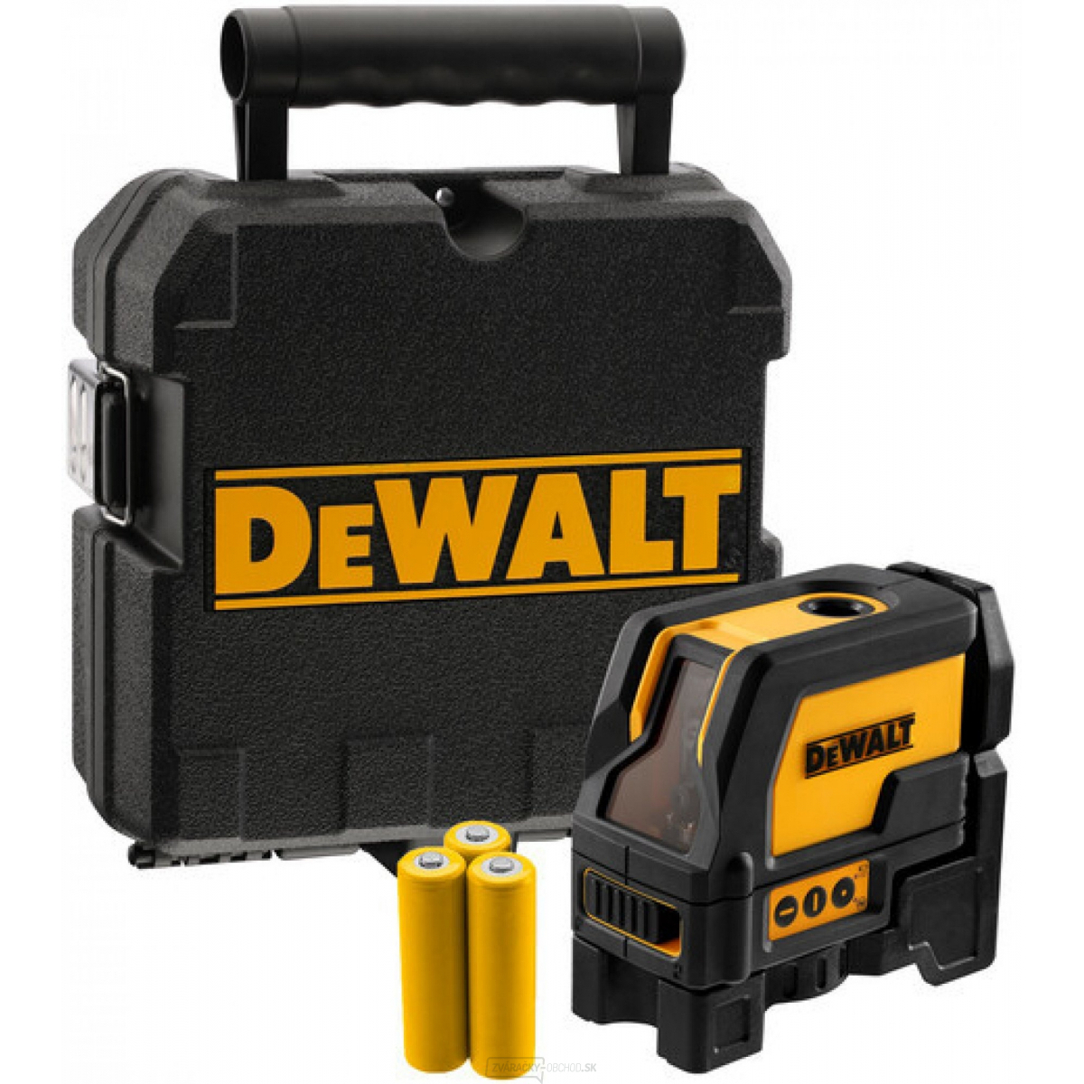 Laserový kríž s olovnicou DeWALT DW0822