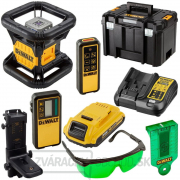 Aku rotačný zelený laser 18 V DeWALT DCE079D1G 2.0 Ah  Náhľad