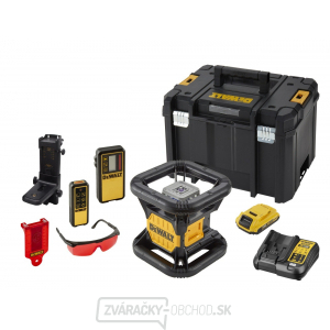 Aku rotačný červený laser 18 V DeWALT DCE079D1R