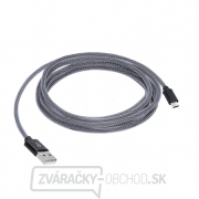 Solight USB-C kábel, USB 2.0 A konektor - USB-C 3.1 konektor, blister, 1m Náhľad
