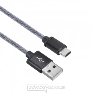 Solight USB-C kábel, USB 2.0 A konektor - USB-C 3.1 konektor, blister, 1m gallery main image