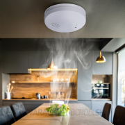 Solight detektor dymu + alarm, 85dB, biely + 9V batéria Náhľad