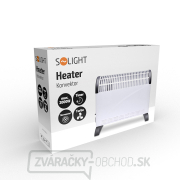 Solight teplovzdušný konvektor 2000W, ventilátor, časovač, nastaviteľný termostat Náhľad