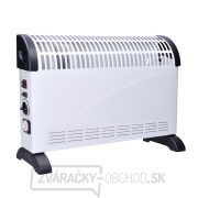 Solight teplovzdušný konvektor 2000W, ventilátor, časovač, nastaviteľný termostat gallery main image