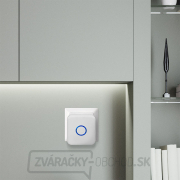 Solight bezdrôtový zvonček bezbatériový, do zásuvky, 150m, biely, learning code náhled