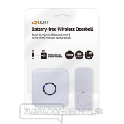 Solight bezdrôtový zvonček bezbatériový, do zásuvky, 150m, biely, learning code náhled