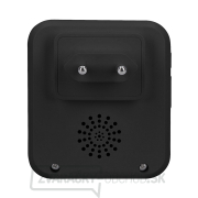 Solight bezdrôtový zvonček bezbatériový, do zásuvky, 150m, čierny, learning code Náhľad