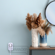 Solight bezdrôtový zvonček s elektrickou zásuvkou, do zásuvky, 250m, biely, learning code náhled