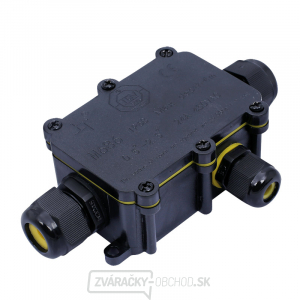 Solight vodeodolná prepojovacia krabička IP68, 1x vstup, 2x výstup, 5-12mm, max. 2.5mm2