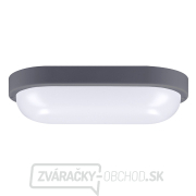 Solight LED vonkajšie osvetlenie oválne, 20W, 1500lm, 4000K, IP54, 26cm, šedá farba náhled