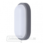 Solight LED vonkajšie osvetlenie oválne, 20W, 1500lm, 4000K, IP54, 26cm, šedá farba gallery main image