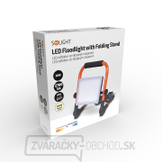 Solight LED reflektor so sklopným stojanom, 30W, 2700lm, 4000K, kábel so zástrčkou, IP65 Náhľad
