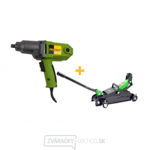 Akčná sada 4 Elektrický rázový uťahovák Procraft ES1450 a Hydraulický pojazdný zdvihák PJ25 | SET4 Akčná sada 4 Elektrický rázový uťahovák Procraft ES1450 a Hydraulický pojazdný zdvihák PJ25 | SET4 gallery main image