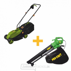 Akčná sada trávna kosačka Procraft NM1500 a vysávač lístia Procraft PGU2300 | SET21 Akčná sada trávna kosačka Procraft NM1500 a vysávač lístia Procraft PGU2300 | SET21 gallery main image
