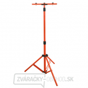 Solight stojan teleskopický pre LED reflektory, 60-150cm, pre 1-2 reflektory, oranžová farba gallery main image