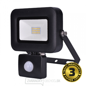 Solight LED reflektor PRO so senzorom, 10W, 920lm, 5000K, IP44