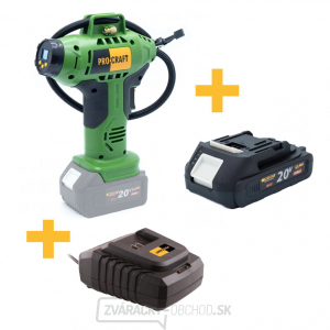 Akčná sada Aku kompresor Procraft LK20 s 2A batérie a nabíjačkou. | SET15 Akčná sada Aku kompresor Procraft LK20 s 2A batérie a nabíjačkou. | SET15 gallery main image