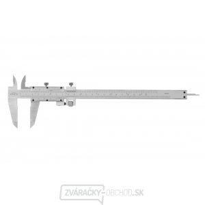 Posuvné meradlo s vnútorným meraním a hĺbkomerom KINEX 300 mm, 0,05 + 1/128 inch, jemné stavanie, DIN 862