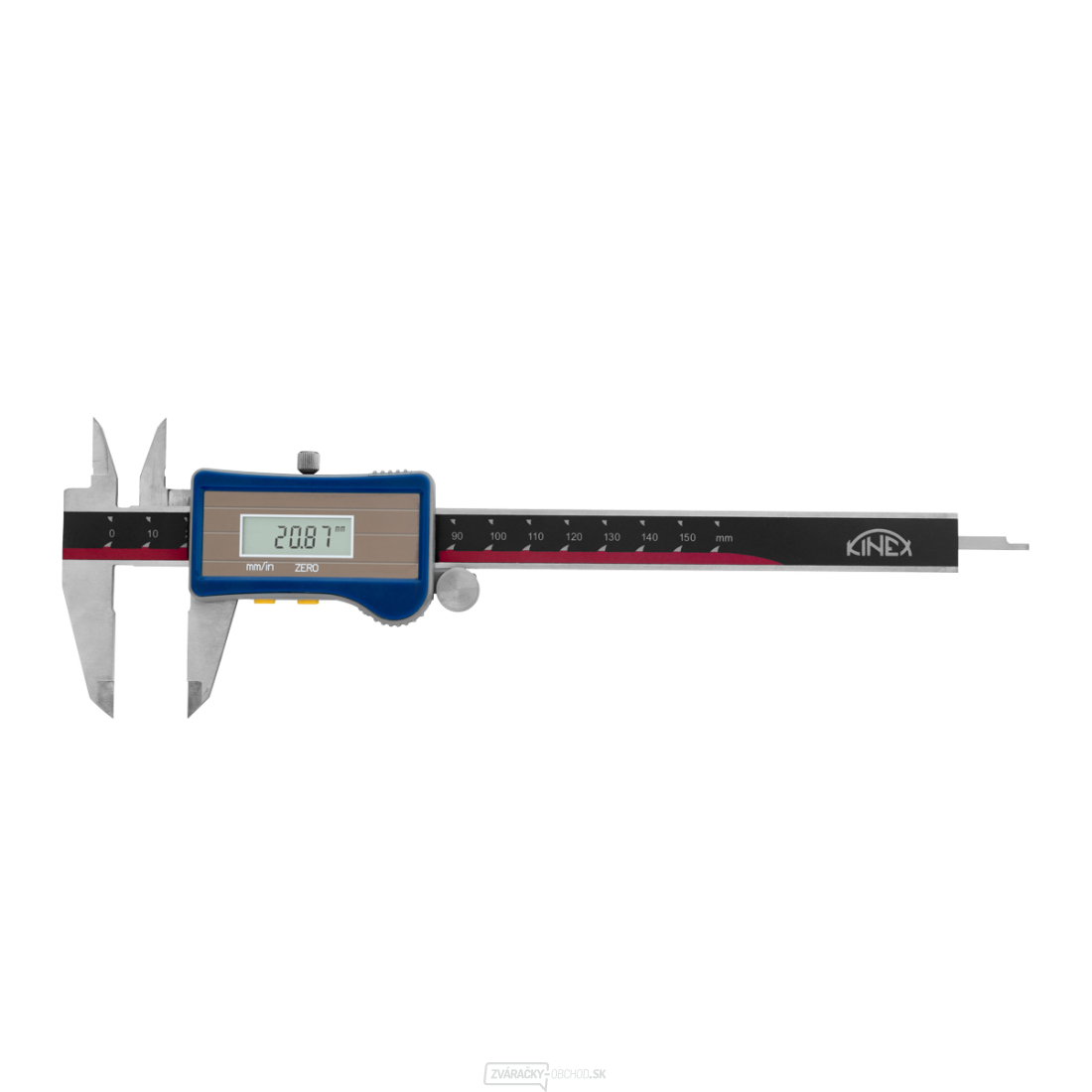 Digitálne posuvné meradlo solárne KINEX, 150/40 mm