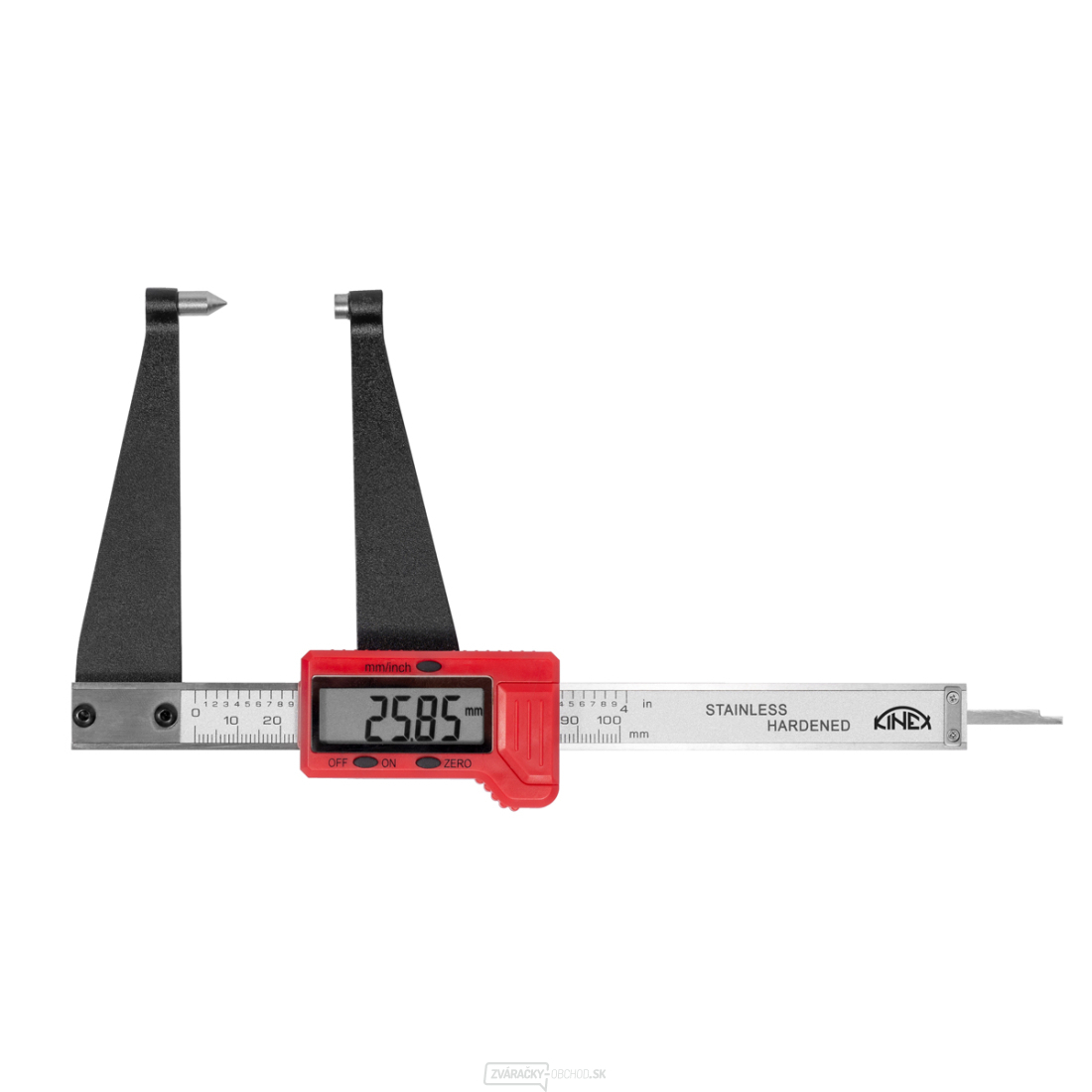 Posuvné meradlo digitálne na brzdové bubny 0 - 100 mm