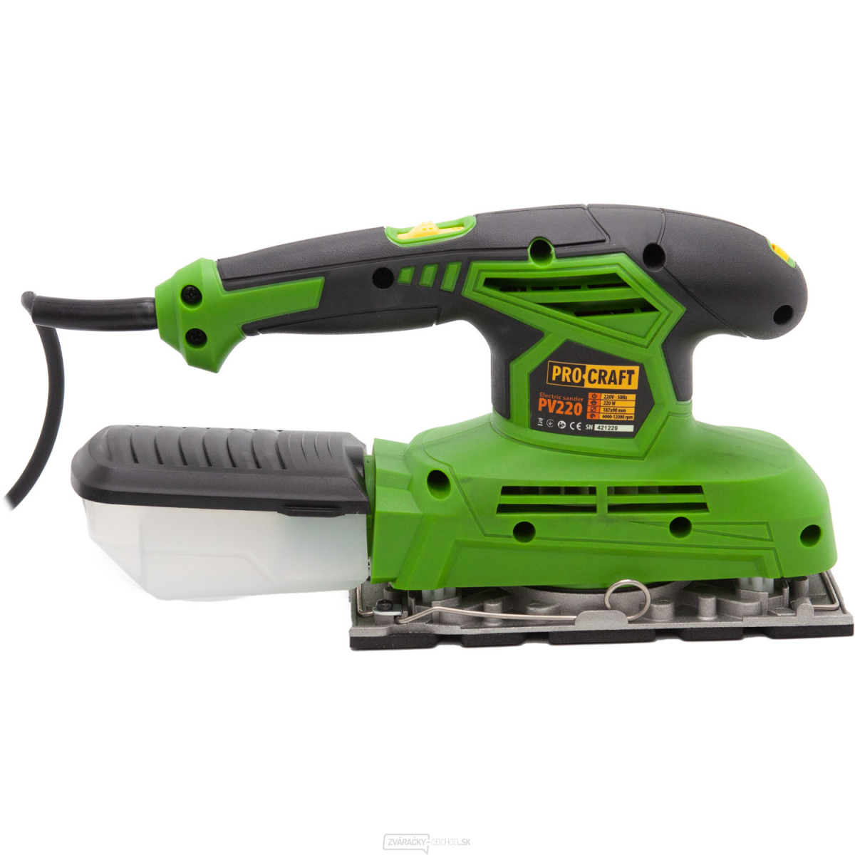 Brúska vibračná PROCRAFT PV220, 220W | PV220