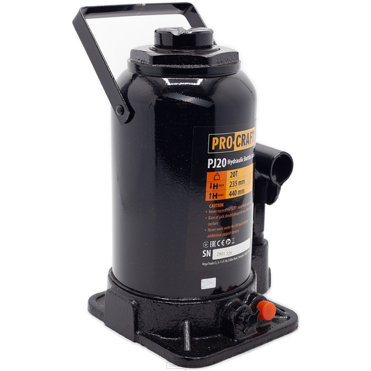 Hydraulický zdvihák Procraft PJ20 | PJ20