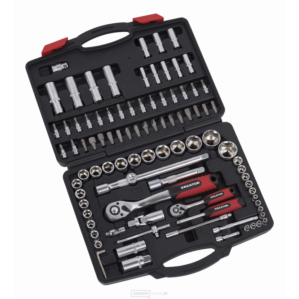 KRT500119 - 94-dielna gola sada 1/2" , 1/4" v kufri