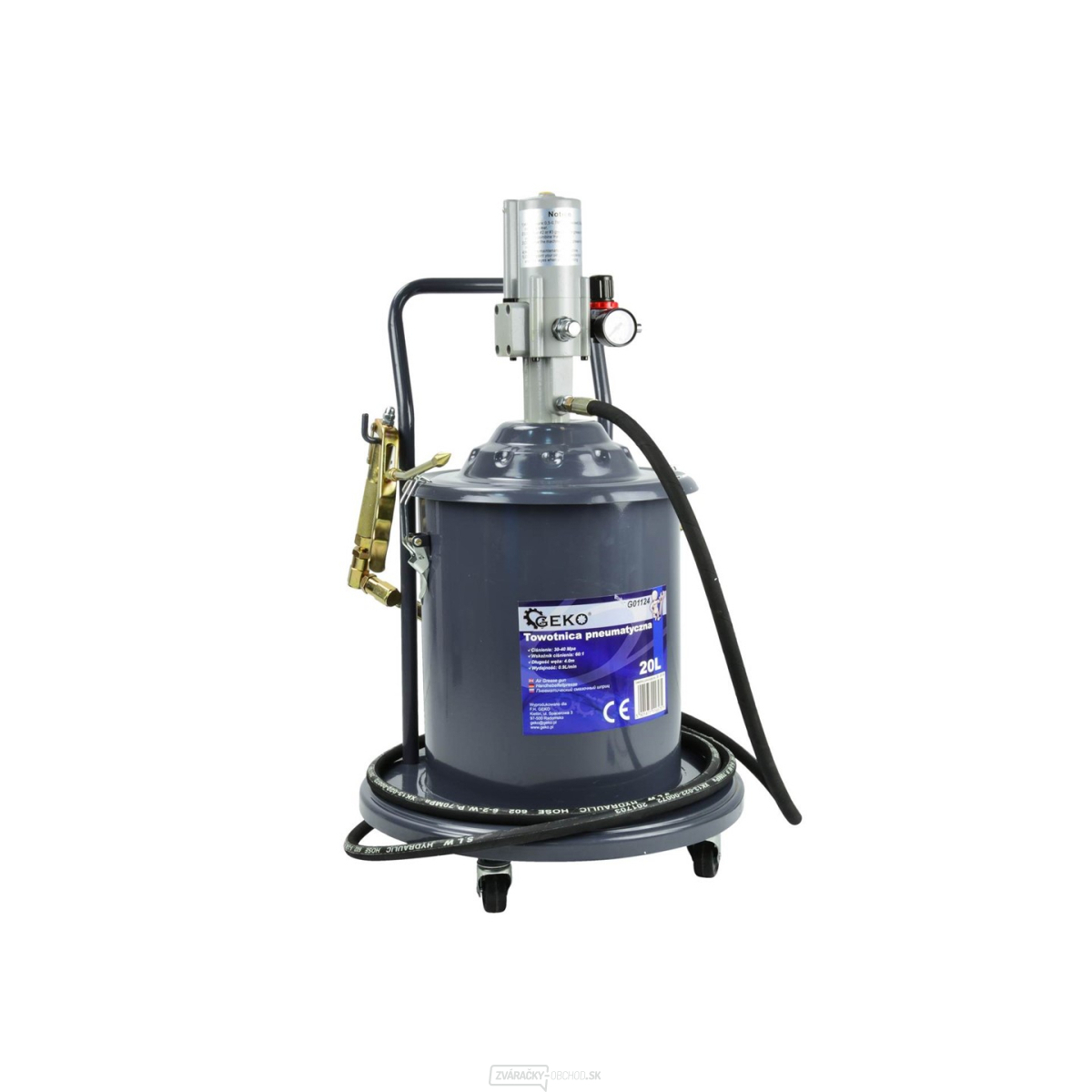 Pneumatický mazací lis 20l 