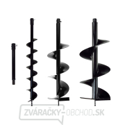 Benzínový vrták + vrtáky (10 cm, 20 cm, 30 cm) + adaptér 50 cm (1/2) náhled