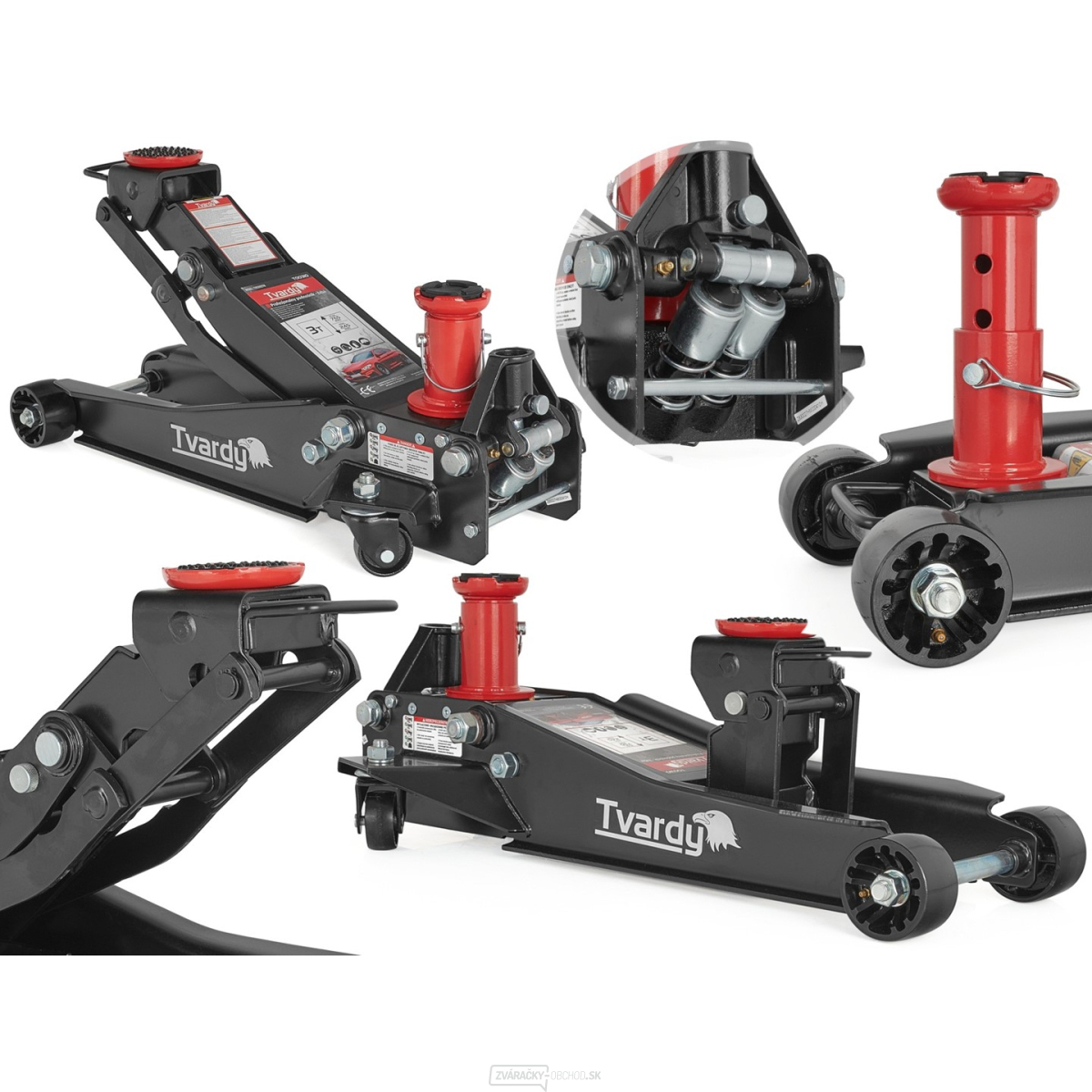 Profesionálny zdvihák - žaba 3T 44,4kg 9,8-77cm