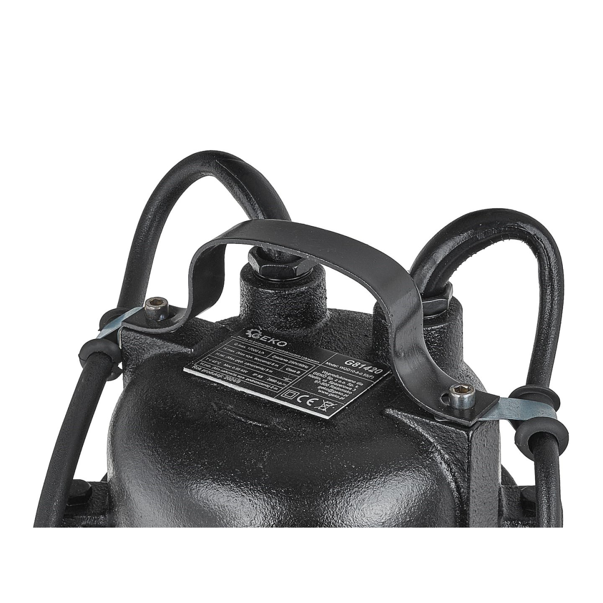  Kalové čerpadlo s drvičom a plavákom, 230V, 550W, Geko G81420 Náhľad