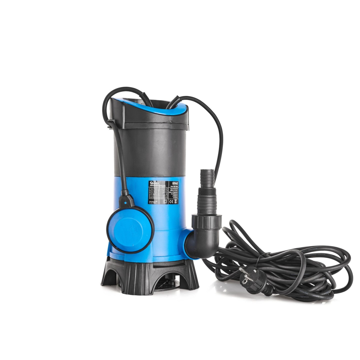 GEKO G81463 Ponorné plastové kalové čerpadlo 900W s plavákom