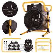 GEKO G80409 Elektrický priemyselný priamotop 2 kW/230V  náhled