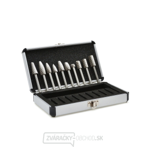 Súprava stopkových fréz 6 mm, 10 ks, Geko G37511 Súprava stopkových fréz 6 mm, 10 ks, Geko G37511 gallery main image