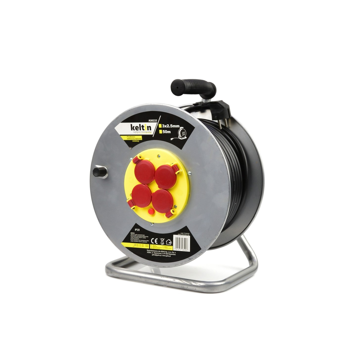 Elektrický Predlžovací Kábel 3x2, 5mm2, 50m Geko K00233