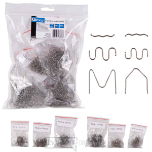 Svorky na opravu plastu RS16-RS46 600ks Geko G81283 Svorky na opravu plastu RS16-RS46 600ks Geko G81283 gallery main image