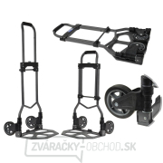 Skladací plochý skladový prepravný vozík 80 kg (4) náhled