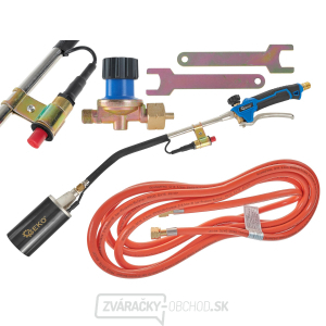 Strešný plynový horák 60mm PROFI (70cm + 5m hadica + redukcia) Strešný plynový horák 60mm PROFI (70cm + 5m hadica + redukcia) gallery main image