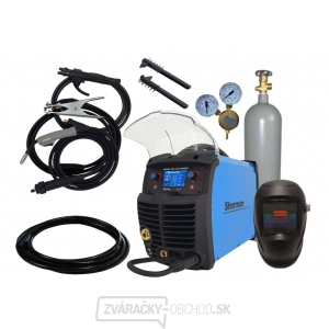 Sherman DIGIMIG 205 LCD SYNERGIC + Horák 3m + Káble 2m + Kukla + Ventil + Hadica + Fľaša CO2 PLNÁ