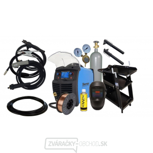 Sherman DIGIMIG 205 LCD SYNERGIC + Horák 3m + Káble 2m + Drôt + Sprej + Kukla + Vozík + Ventil + Fľaša CO2  gallery main image